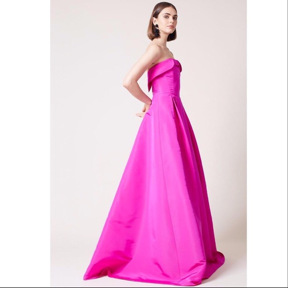 SACHIN & BABI NOIR RIELLE Silk Bustier Ballgown 8 - Picture 3 of 8